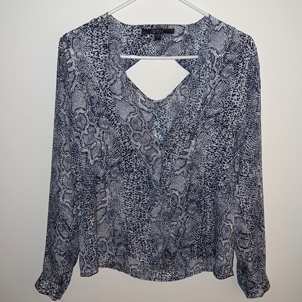Guess Snake Skin Silk Blouse